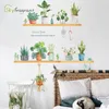 Wallpapers Plant Pot Wall Sticker Self Adhesive Stickers Home Creative House Decoration Wall Decor Living Room Bedroom Small Fresh Sticker 230505