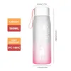 Bouteille d'eau 560 ml Bouteille d'eau de sport en plastique Portable Gobelet givré étanche anti-gouttes Shaker Mug Voyage Bouteille d'eau pour l'extérieur P230324