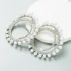 Stud Earrings 2pcs Ins Ear Charm Earring Jewelry Accessories For Women And Girls Sister Present Fashion Pearls