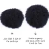 Chignons, kurzer, hoher Afro-Puff-Haarknoten, verworrener, lockiger Kordelzug-Pferdeschwanz, Clip-in auf synthetischem Naturel-Chignon, schwarze Frau 230518