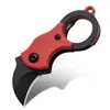 Mini Pocket Knife Folding Hunting Camping Multi Tool Tactical Self Defense wolf claw Karambit Knife Keychain Gift safety keychains EDC tool