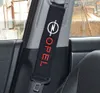 Auto klistermärke säkerhetsbälte täcker bilstyling bomullssäkerhet axelskydd för opel astra h g korsa insignia antara meriva zafira
