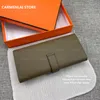 Fashion Long Wallet 2023 Designer Women Clutch Bags Hardware argento Borse Borse da donna di alta qualità TOGO Portamonete in pelle di vitello Porta carte di credito Portafogli