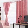 Gardin rosa barn pojke flickor fönster gardiner rum termisk isolerad för sovrum hem dekor fönster 80 längd