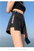 Women's Shorts Monbeeph Fashion Zipper Design Women Denim Shorts Summer Letter Print Black blue gray Short Jeans for Women Hot Short Pants Z0505