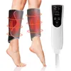 Leg Massagers Arm Air Compression Heating Massage Wrapping Relieves Calf Muscle Fatigue and Pain Relief 230505