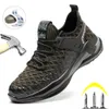 Veiligheidsschoenen Winter sneakers Men Veiligheidsschoenen stalen teen cap werk laarzen anti-piercing werkschoenen heren laarzen werken wandelen camping maat 37-50 230505