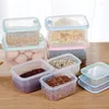 Ensembles de vaisselle 3pcs / pack Conteneurs de stockage de conteneurs Lunch Fruit Box