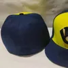 Berretti da baseball da uomo completamente chiusi estivi True Fit Hip Hop Trucker Hat Papà Gorras HombreBall Bone Uomo Donna 32 Squadre Casual Sport Cappelli piatti aderenti NY LA Mexicos A0