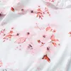 Наборы одежды 3pcs Baby Girl одежда наборы Ruffler с длинным рукавом Top Top Big Bow Floral Short Short Supper