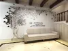 Tapetka akrylowa ściana -lustro standardowe Drzewo dekoracyjne DIY