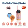 Jouet Talkies Walkies 2Pcs Talkies Walkies Interphone Radio pour Enfants Jouet Mini Téléphone 3Km Transmission Émetteur-Récepteur Jouets Interactifs pour Filles Enfants Cadeau 230504