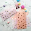 Wrap regalo 25pcs Oro Hearts Forme Candy Borse Craft Paper Paper Cancing Casino Packaging Bomboniere