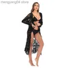 Kvinnors badkläder Long Beach Tunic White Dress Women Pareo för kvinna Maxi Summer Bikini täcker Black Beige Red Robe Salida de Playa Women's 2022 T230505