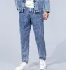 Hommes Vestes Hommes Lâche Denim Col Montant Manteaux Printemps Automne Bleu Jeans Haute Qualité Veste Hommes