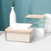 Tissue Boxes Napkins Nordic Simple Style Ins Transparent Creative Tissue Box for Home Living Room Facial Towel Case Restaurant Napkin Storage Box Z0505