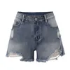 Dames shorts Summer Denim Shorts vrouwen High Tailed Plus Size High Tailed Stretch Summer Jean Causal Shorts Wide Legs Female Denim Jeans Z0505