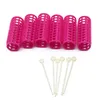 Hair Rollers 18pcs/set 20mm Plastic Tooth Hair Roller with Fixed Pins Fluffy layers Hair Air Bang Curl Rods Curlers Hairdresser Styling U1196 230505