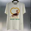 T-shirt da uomo firmata Marchio di abbigliamento dei cartoni animati T-shirt classica T-shirt casual da uomo allentata Abbigliamento di lusso Abbigliamento da strada T-shirt a maniche corte