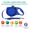 Leashes Hot Selling Pet Supplies Comes with Water Bottle Pet Leash Dog Walking Leash Threeinone Portable Pet Leash Dog Walking