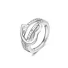 Anéis de banda moda feminina anéis meio coração em forma de coração feminino anel de casamento tamanho 5 anel presente