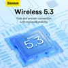 Écouteurs de téléphone portable BaseUS WM02 Wireless TWS Bluetooth 53 CASHORES MINI ET COMPACT COMPTSANT UTILISATE