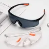 Eyewear ao ar livre Anti-Slash Work Segurança Industrial Goggles Proteção para os olhos Ciclismo Blinds à prova de vento Óculos de proteção unissex P230505