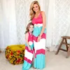 Familie passende Outfits Sommer Mama und ich Familie passende Mutter-Tochter-Kleider Kleidung gestreiftes Mutterkleid Kinder-Kind-Outfits Mutter Schwester Baby Mädchen 230505