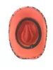 Sombreros de ala ancha Sombrero de vaquero Jazz Patrón de vaca Borde curvado Borde monocromo Caballero Fieltro para hombres y mujeres con grandes aleros 230504