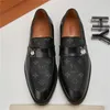 Designer de couro Sapatos de vestido de luxo Chaussure Homme em Cuir Office Costura Mocassins feitos à mão sapatos de couro genuínos