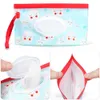 Tissue Boxes Servietten EVA Baby Feuchttuchbeutel Tücherhalter Fall Wiederverwendbare Tissue Box Outdoor Portable SnapStrap mit Flip Cover Kinderwagen Zubehör Z0505