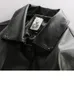 男性Sジャケットレザーレザーメンズ秋のフリースオートバイPuLeahter男性ターンダウンカラーカジュアルウィンドブレイカーロパDE HOMBRE COAT 3XL 230505