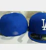 Męskie baseball pełne zamknięte czapki Summer True Fit Hip Hop Trucker Hat Tata Gorras Hombreball Bone Men Men Women 32 Drużyny swobodne sporty Flat Hats La Los Angeles Mix Color A