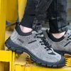 Güvenlik ayakkabıları güvenlik ayakkabıları erkekler önleyici karşıtı pisti anti-pikap iş spor ayakkabıları nefes alabilen güvenlik koruyucu ayakkabılar çalışma güvenlik botları 230505