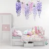 Wallpapers 3 Pcs/Set Large Size Chlorophytum Wisteria Triple Wall Stickers for Living Room Bedroom Wall Removable WallStickers Home Decor 230505