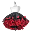 Party Dresses Handgjorda färgglada blommor Petticoat Lolita kjol Support Harvest Kawaii Kort klänning Halloween Tillbehör Söt tjej Korea Japan 230505