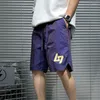 Mäns shorts herr sommar tunna byxor snabb torkad is silkes casual mesh röd lös sport capris par strand streetwear