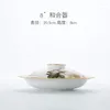 Bowls Tableware Chinese Simple Bowl And Dish Set Household Rice Plate Ceramic DIY Ink Painting Porcelain High Quality