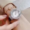 Relógios de pulso Top Brand Women's Watch Luxury With Diamond 33 mm Large Dial Dial