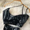 Lässige Kleider Europa und die Vereinigten Staaten Design Sense Shiny Hollow Backless Bralette Hanging Neck Package Hip Sexy Girl Dress