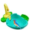 Łaźnie zabawne i praktyczne papugi ptaków łazienka z Parrot Bath Portable Outdoor Bird Akcesoria Parrot Toy Bird Playground