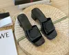 Desvio Slipers Sandálias Sandálias planas de verão Slides de luxo feminino Mocassins de couro de borracha Moda Moda Sliders Sliders Scuffs Sandal 35-40