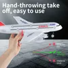 Aircraft Modle Airbus A380 RC Airplane Drone Toy Remote Control Plane 2.4G Fixed Wing Plane Outdoor Aircraft Model For Children Boy Aldult Gift 230504