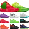 Sandals Lamelo Ball MB 01 Basketball Shoes Rick Red Green And Morty Galaxy Purple Blue Grey Black Queen Buzz City Melo Sports Shoe Trainner Sneakers Top