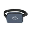 Unissex Fanny Pack Mini pochete com alça ajustável à prova d'água Cross Body Fanny Pack Fashion Waist Packs para treino, corrida, viagem, caminhadas, férias