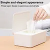 Weefselboxen servetten babyweefselbox met dekselpapier dispenser container servet opslagcase niet -slip tissues houder zwarte z0505