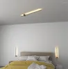 Duvar lambası modern led siyah minimalist aplik yatak odası aydınlatma aplikleri wa005