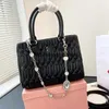 Stylisheendibags Totes Borse di design di lusso Totes Portafoglio rosa Miu Crystal Cloque Cesto di moda Borse da donna Borse per il tempo libero Borse da viaggio per la spesa da spiaggia