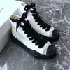 Maison Mihara Yasuhiro gelöste Schuhe Herren und Frauen lachen Leinwand Mmy Schuhe Dicke Soled Vintage Freizeitschuhe High Top Board Schuhe