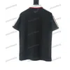 xinxinbuy Herren Designer T-Shirts Polo Tier Revers Kurzarm Herren Revers Streetwear schwarz weiß S-2XL